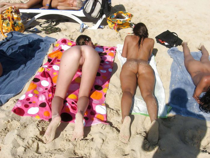 Nudist swinger women at the beach Nudist swinger women at the beach